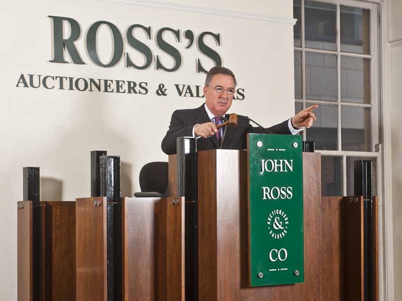we are the leading auctioneers in northern ireland Ross's Auctioneers