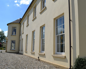 Traditional sliding sash windows - installed for Radisson Blu Hotel (Blackhill. Location: Northern Ireland)