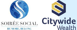 Soirée Socials & Citywide Wealth Company Logo