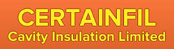 Certainfil Cavity Wall Insulation, Belfast Company Logo
