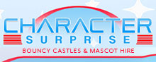 Character Surprise Mascots & Bouncy Castles, Belfast Company Logo