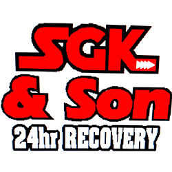 SGK & Son 24 Hour Recovery Logo