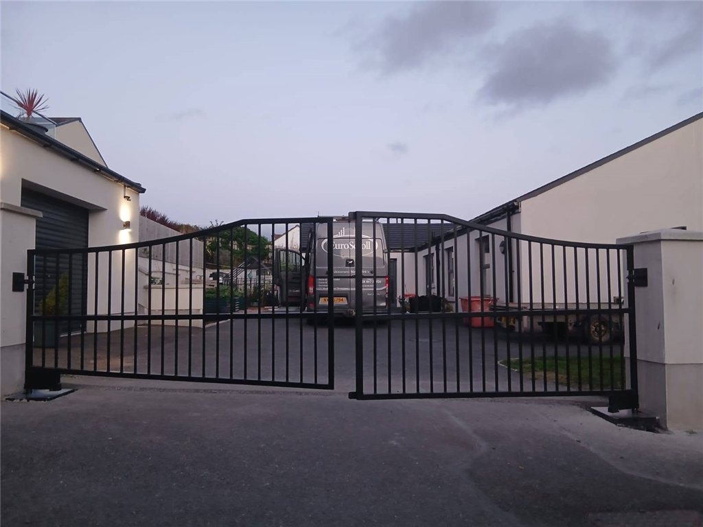 Bespoke gates by Euroscroll Engineering Northern Ireland
