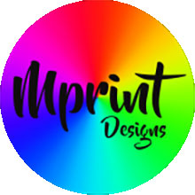 M Print Designs, Belfast Company Logo