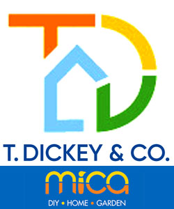 T Dickey & Co Mica Hardware, Irvinestown Company Logo