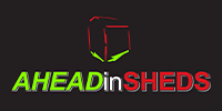 AheadinSheds, Belfast Company Logo