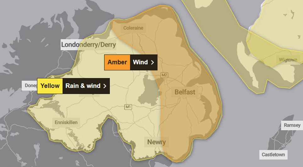 Widespread Disruption As Storm Chandra Hits Northern Ireland